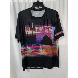 Primal Arches National Park Men's Short Sleeve Impel Shirt Large NWT Performance